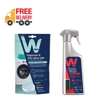 Power Fresh 洗衣機除味片 + Wpro 除油清潔劑