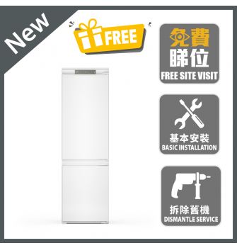 Built-in 2 Door Bottom-mount Fridge Freezer