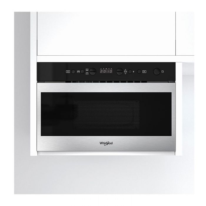 Whirlpool w7mn840 forno a microonde da incasso capacita` 22 litri potenza  700 w double crisp steam