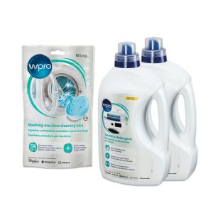 Fabric Care Package:Wpro Laundry Detergent x 2, Power Fresh Washer Odour Prevent Tab x 1