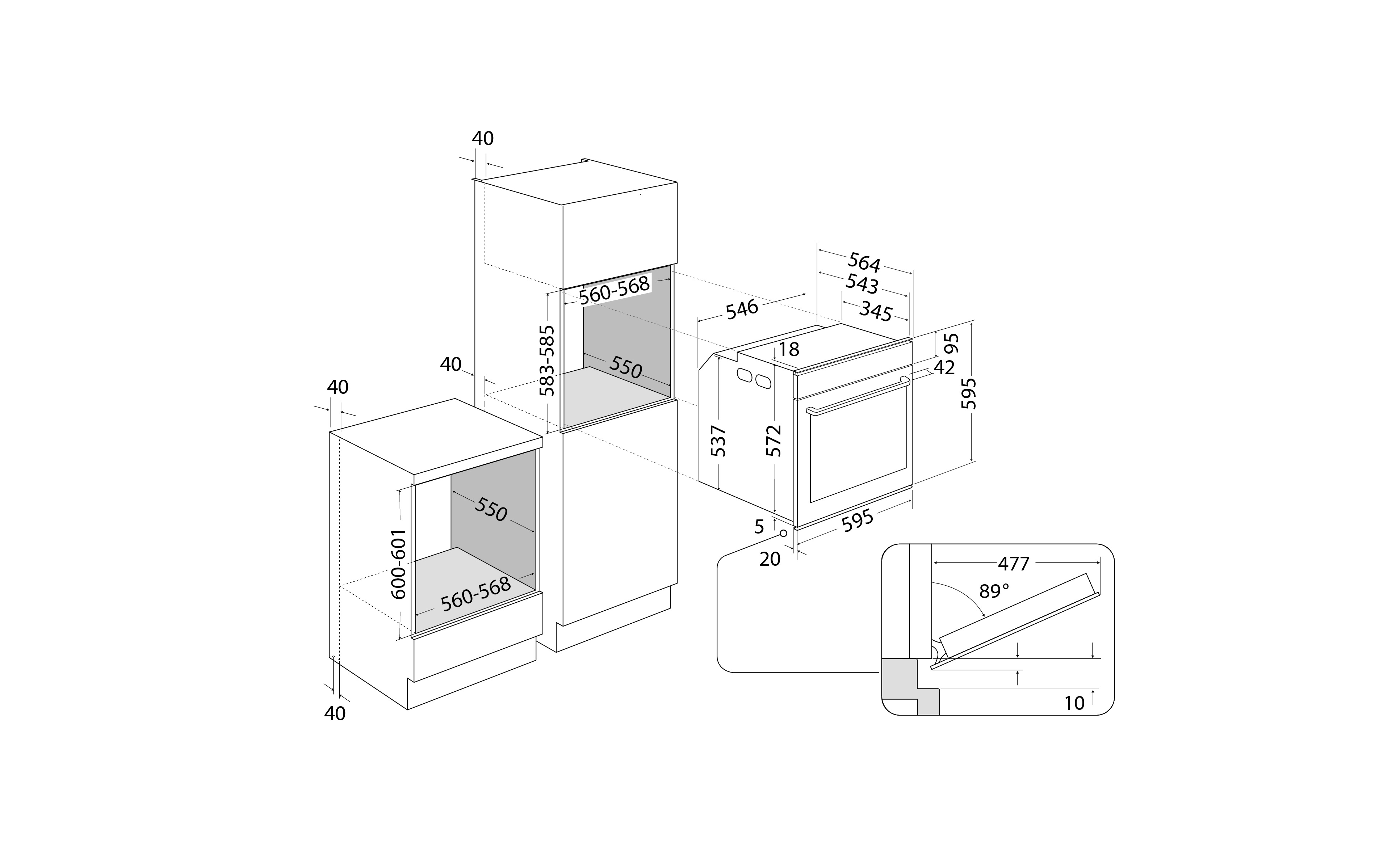 W Collection Built-in 6th Sense Oven - W7OM44S1PBLAUS